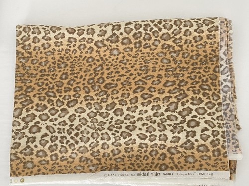 Leopard print fabric cotton - print,
